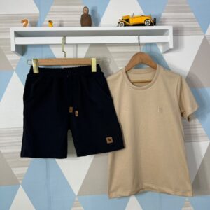 CONJUNTO SHORT JUVENIL E CAMISA MALHA MENEGOTT