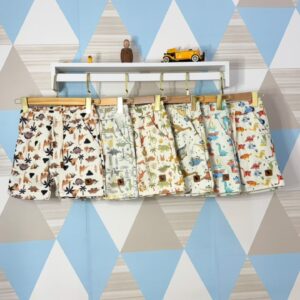 SHORT ESTAMPADO MOLETOM 100% ALGODÃO