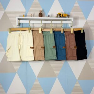 SHORT MOLETOM BOLSO CARGO  FLANELADO LINHA PREMIUM