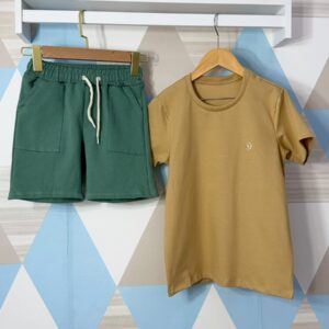 CONJUNTO NOVO DA MALHA MENEGOTTI SHORT BOLSO EXPOSTO MOLETOM